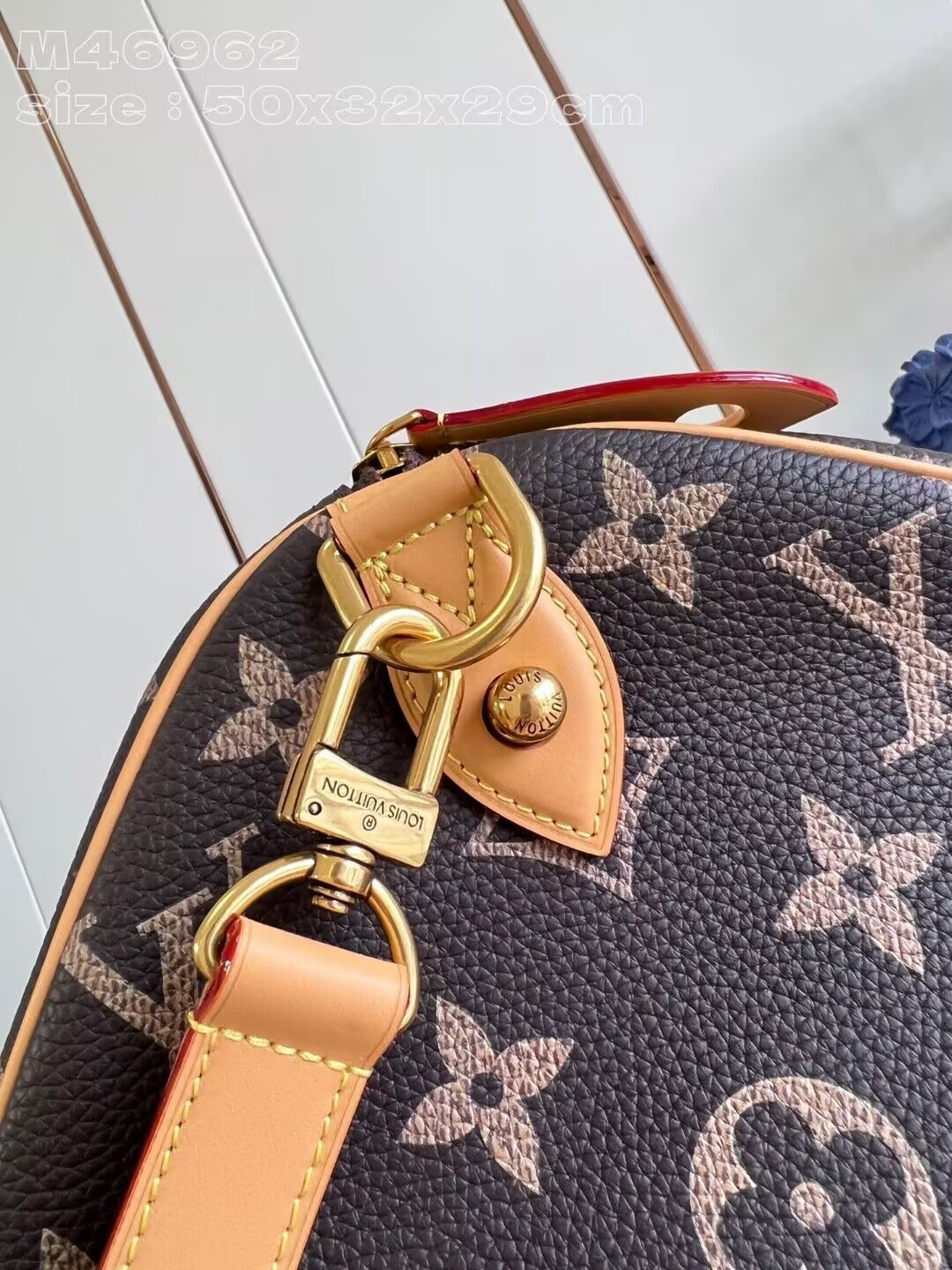 LV Speedy P9 Bandouli¨¨re 50 M46962 50x32x29cm(Customized about 10 days) - Image 9