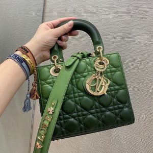 Alternative view of Small Lady Dior Bag 8 x 6.5 x 3 inches - Lady Dior Bags - Dior - Luxury Brands Bags