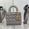 Small Lady Dior My ABCDior Bag 8 x 6.5 x 3 inches