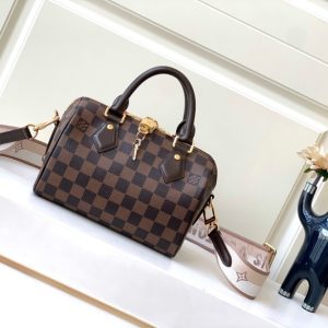LV Speedy Bandouli¨¨re 20  N40489 8.1 x 5.3 x 4.7 inches