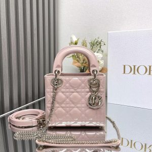 Alternative view of MINI LADY DIOR DIORAMOUR BAG 17x15x7cm