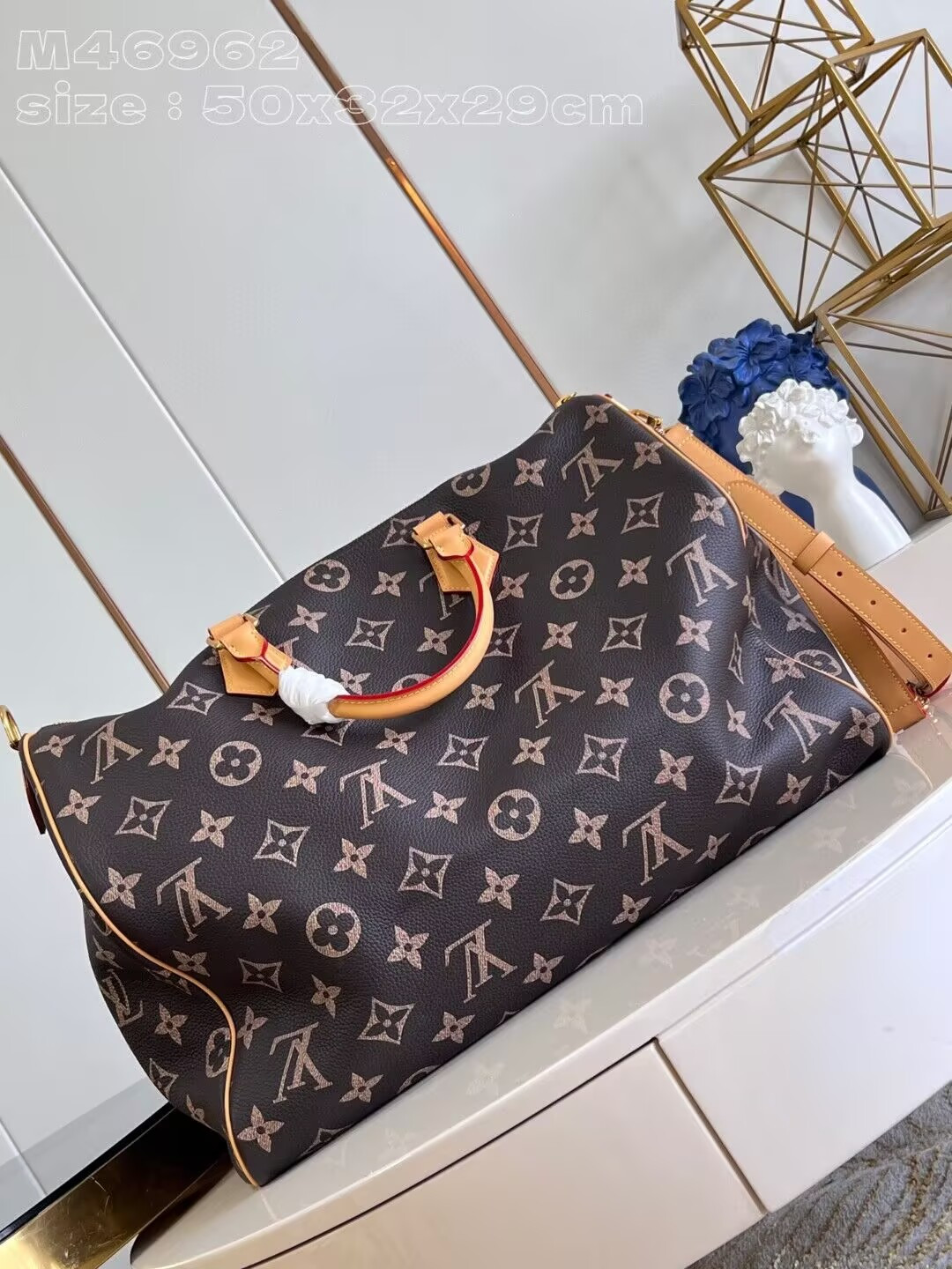LV Speedy P9 Bandouli¨¨re 50 M46962 50x32x29cm(Customized about 10 days) - Image 3