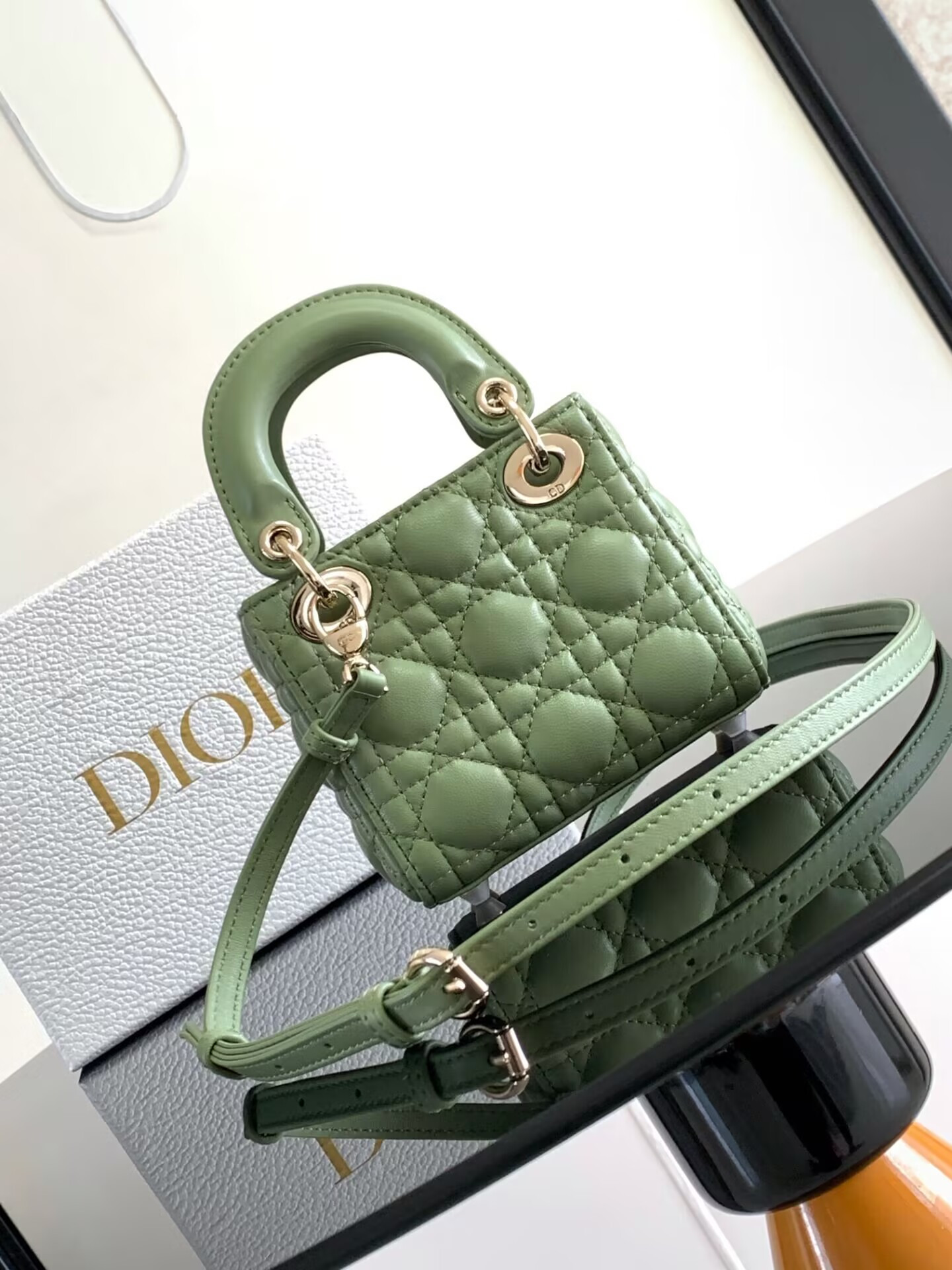 Dior Micro Lady Bag 12¡Á10.2¡Á5cm - Image 3
