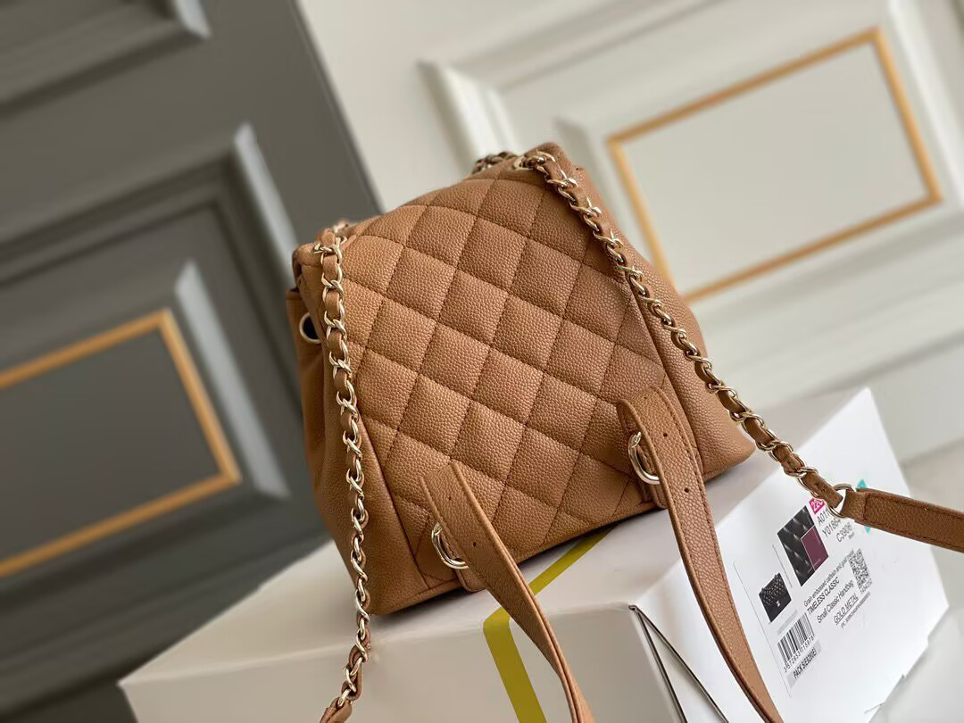 Chanel Small Backpack 16.5x17.5x10cm - Image 3