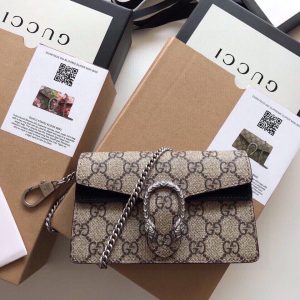 GUCCI DIONYSUS GG SUPREME SUPER MINI BAG