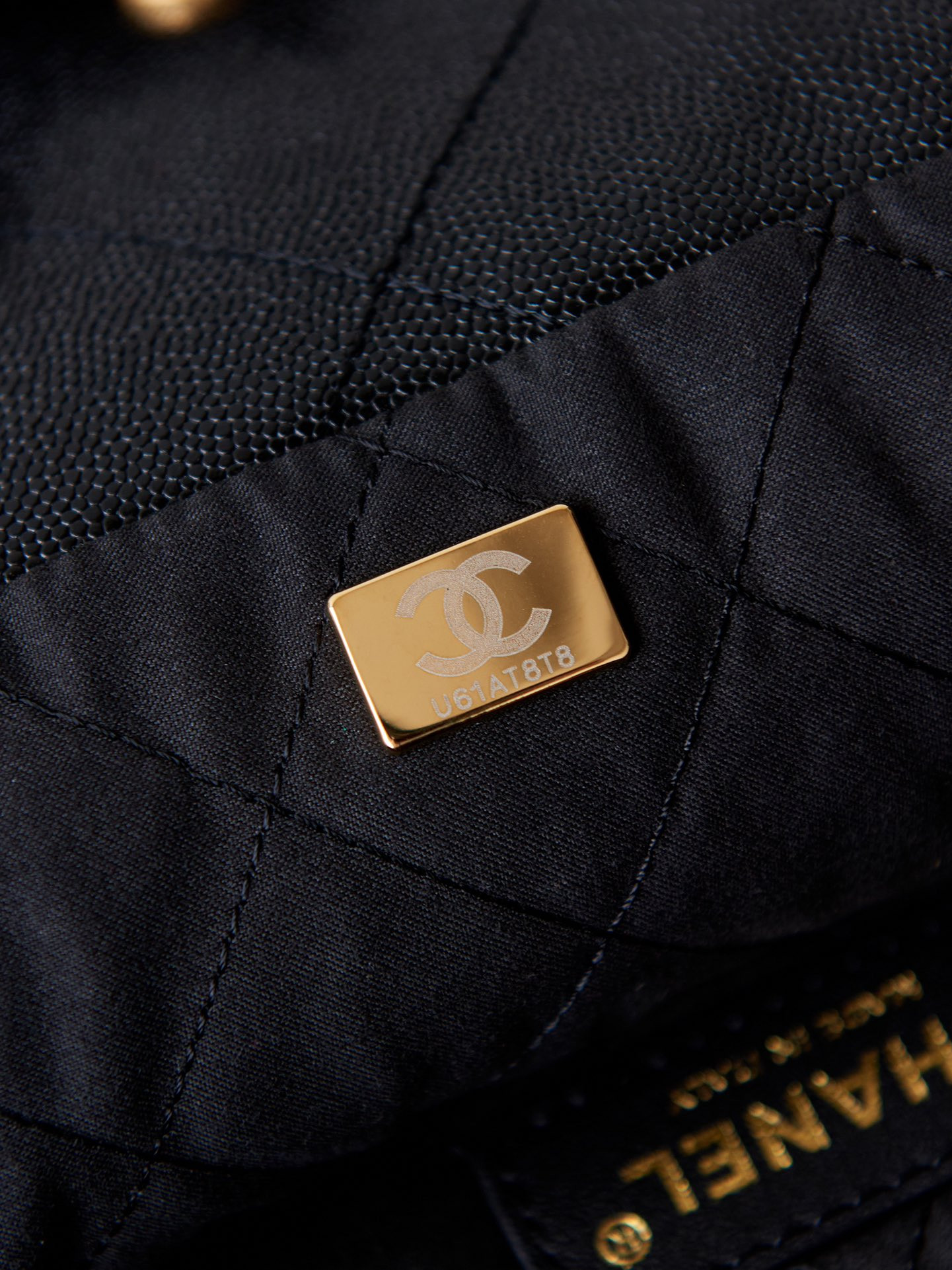 CHANEL 22 HANDBAG Shiny Calfskin Black 15.21¡Á16.38¡Á3.12 in - Image 10