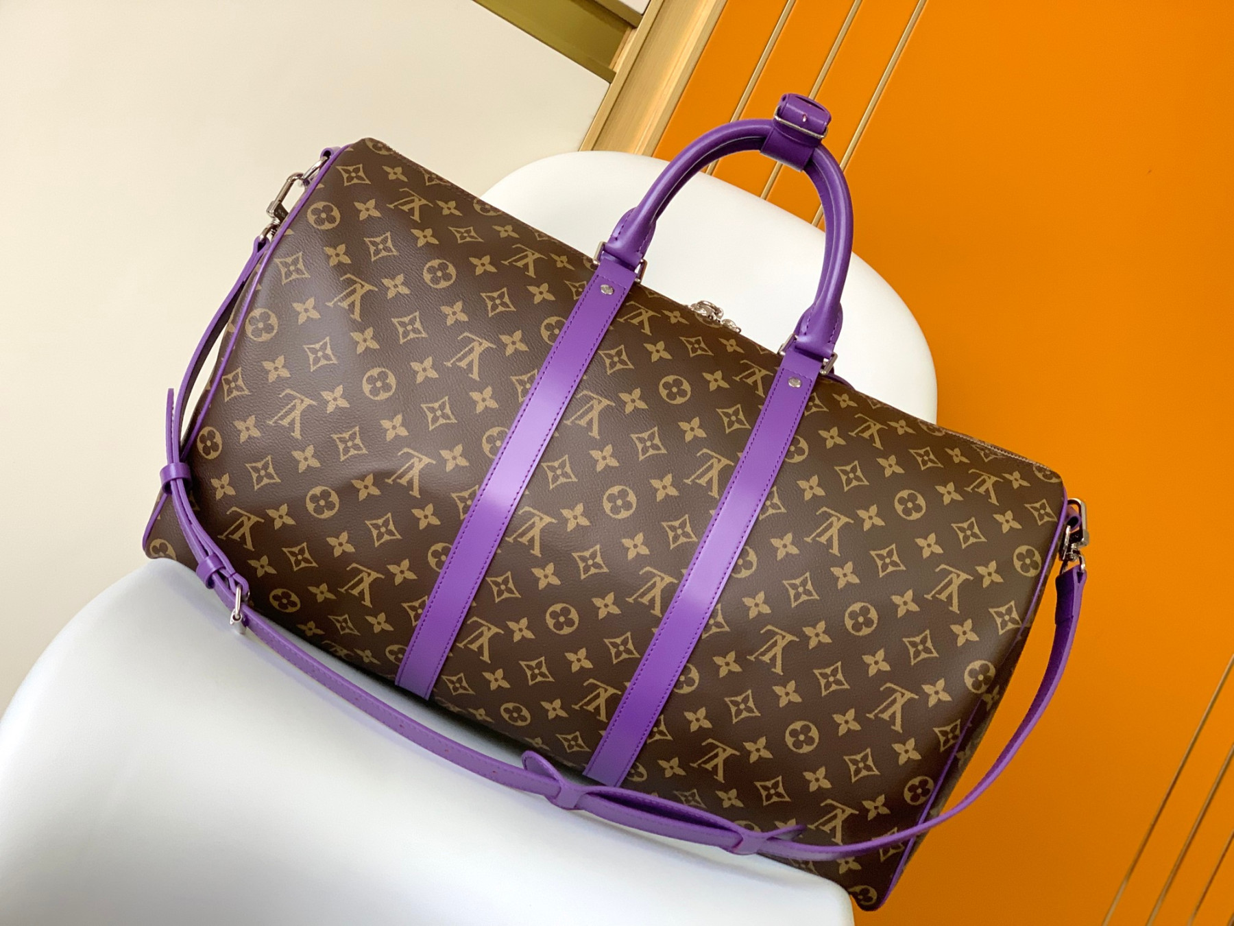 Louis Vuitton Keepall Bandouli¨¨re 50 M46775 - Image 4