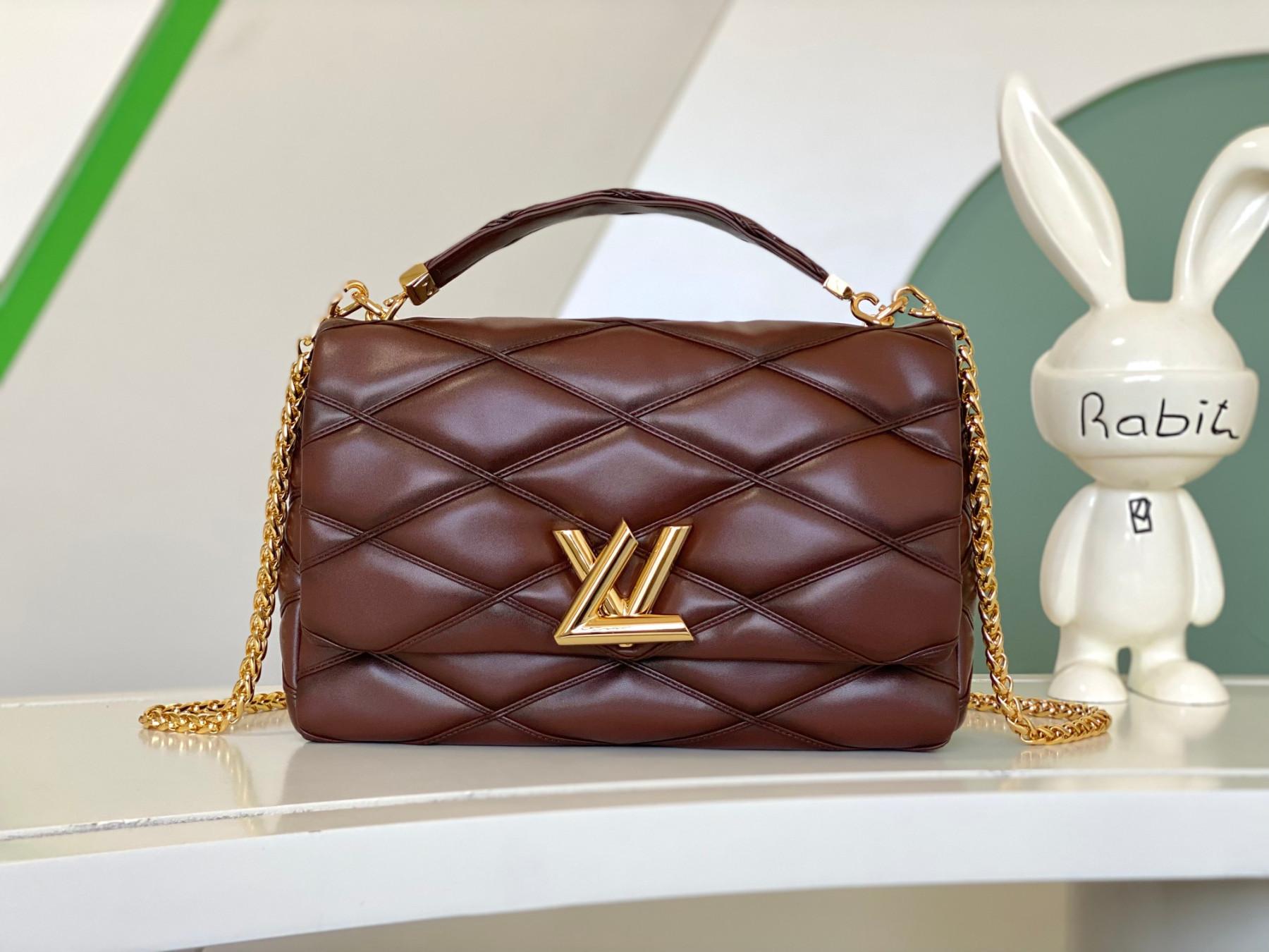 LOUIS VUITTON GO-14 GM red 12.2 x 7.7 x 4.3 inches - Image 2