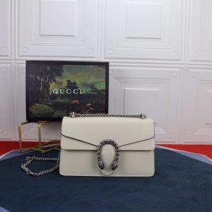 Alternative view of GUCCI DIONYSUS SMALL SHOULDER BAG WHITE 28x18x9cm