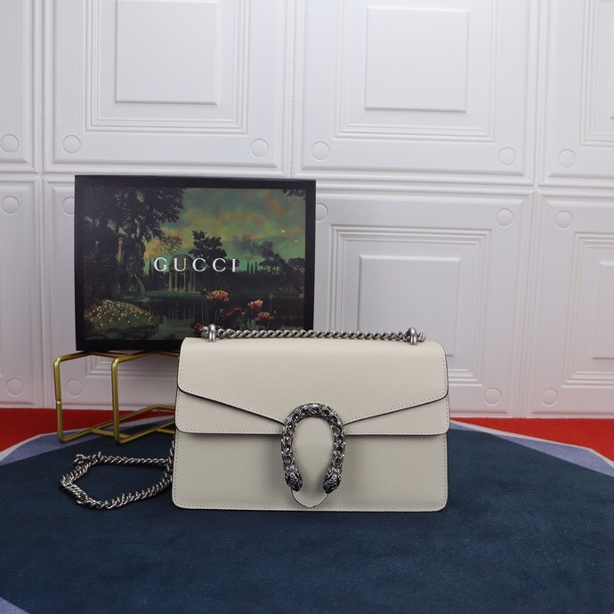 GUCCI DIONYSUS SMALL SHOULDER BAG WHITE 28x18x9cm - Image 2