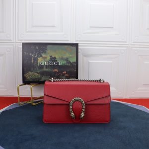Alternative view of GUCCI DIONYSUS SMALL SHOULDER BAG RED 28x18x9cm