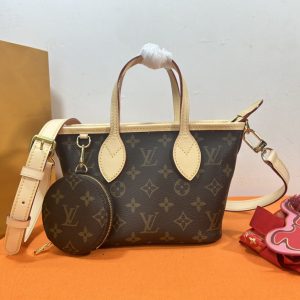 LV M46701 neverfull bb 9.4 x 5.5 x 3.5 inches