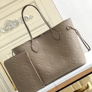 LV M45686 Neverfull MM 12.6 x 11.4 x 6.7 inches Without Box