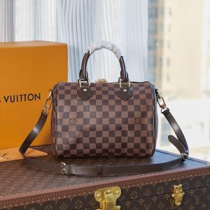 LV N41368 Speedy Bandouli¨¨re 25 9.8 x 7.5 x 5.9 inches