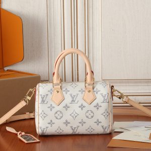 Alternative view of LV Speedy Bandoulie?re 20 M24709 8.1 x 5.3 x 4.7 inches