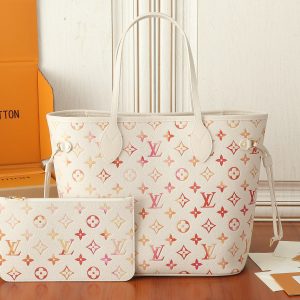 Alternative view of LV Neverfull MM M47080  12.2 x 11 x 5.5 in Without Box