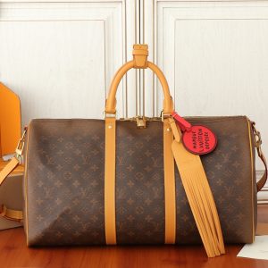 LV Keepall Bandouli¨¨re 50 24SS Marque L.Vuitton D¨¦pos¨¦e M11541 50x29x23CM
