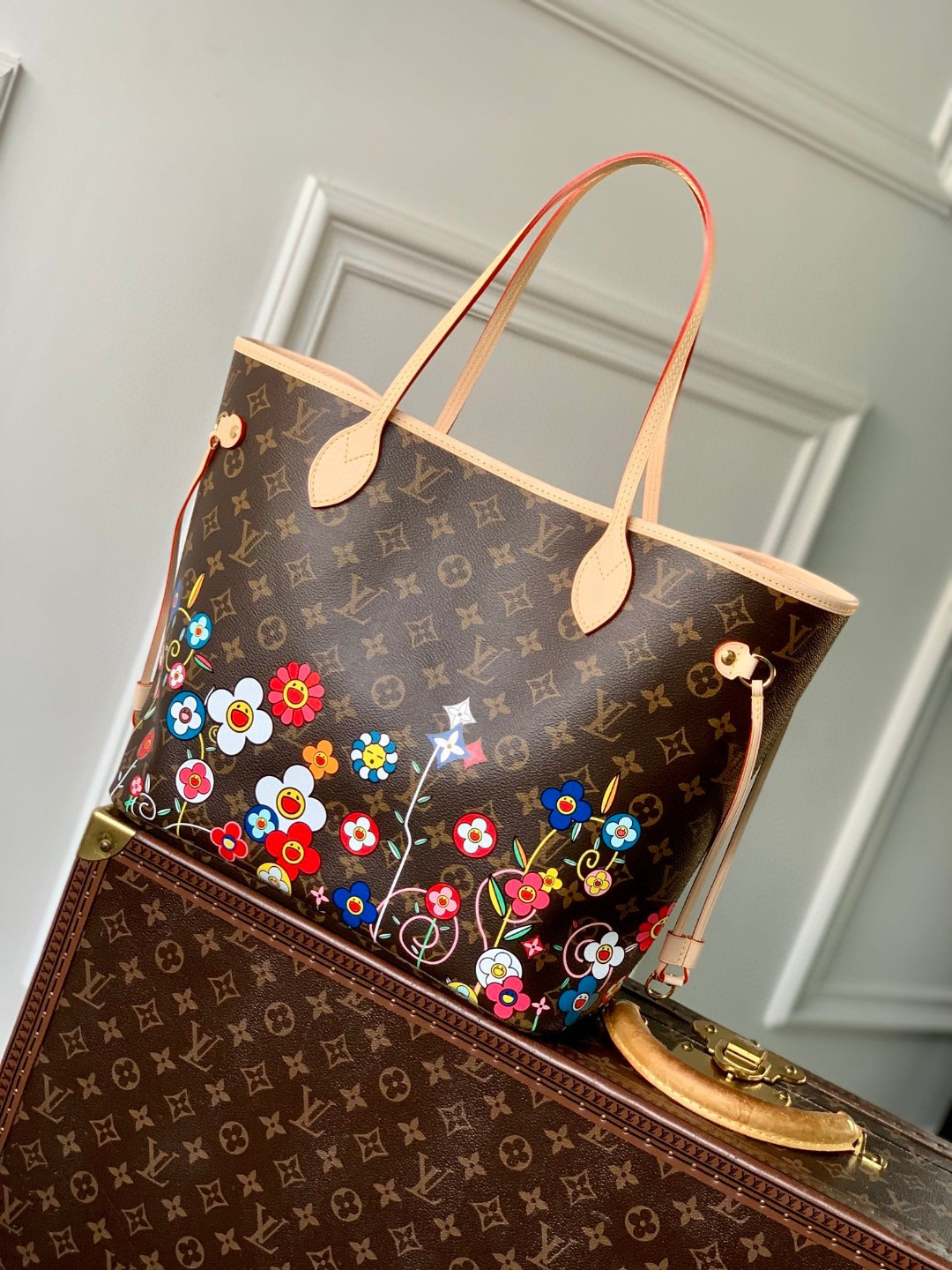 LV x TM Neverfull MM M13271 31 x 28 x 14 cm Without Box - Image 2