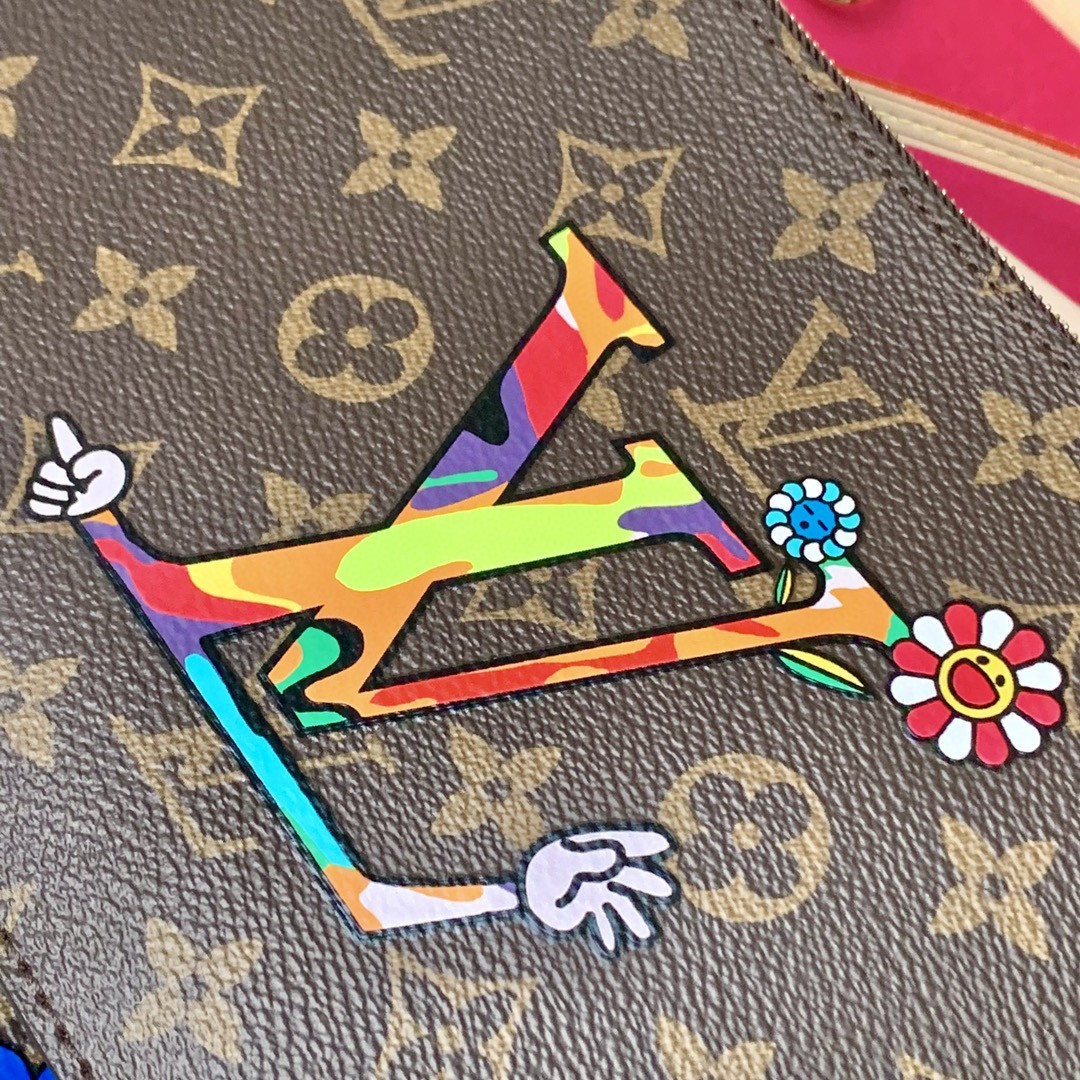 LV x TM Neverfull MM M13271 31 x 28 x 14 cm Without Box - Image 6