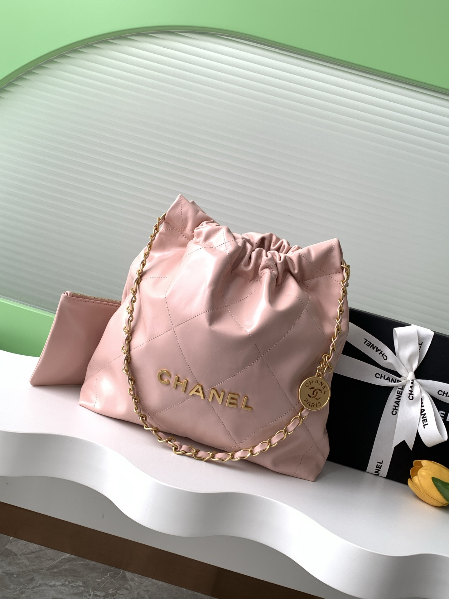 CHANEL 22 SMALL HANDBAG AS3260 35x37x7cm - Image 2