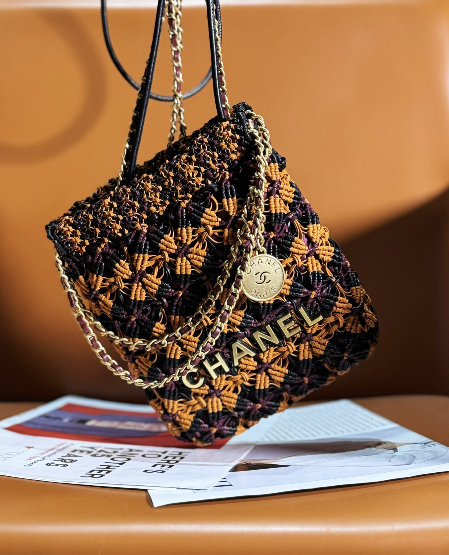 Chanel 22 mini Handbag 23x18.5x6cm