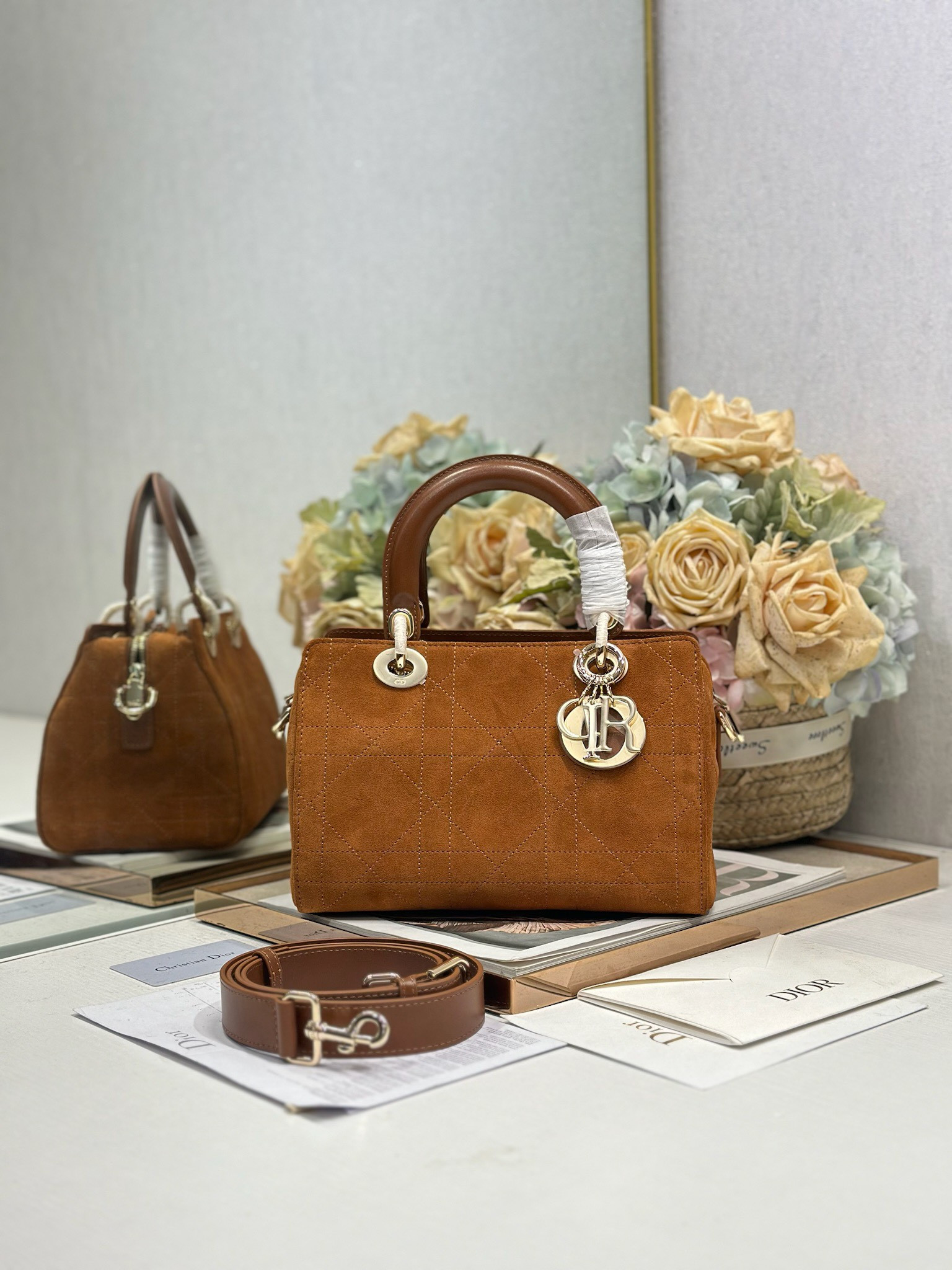 Dior Lady Dior Bags 24x27x14cm