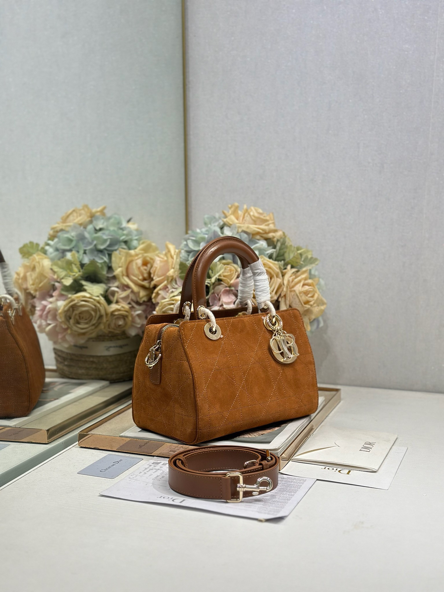 Dior Lady Dior Bags 24x27x14cm - Image 3