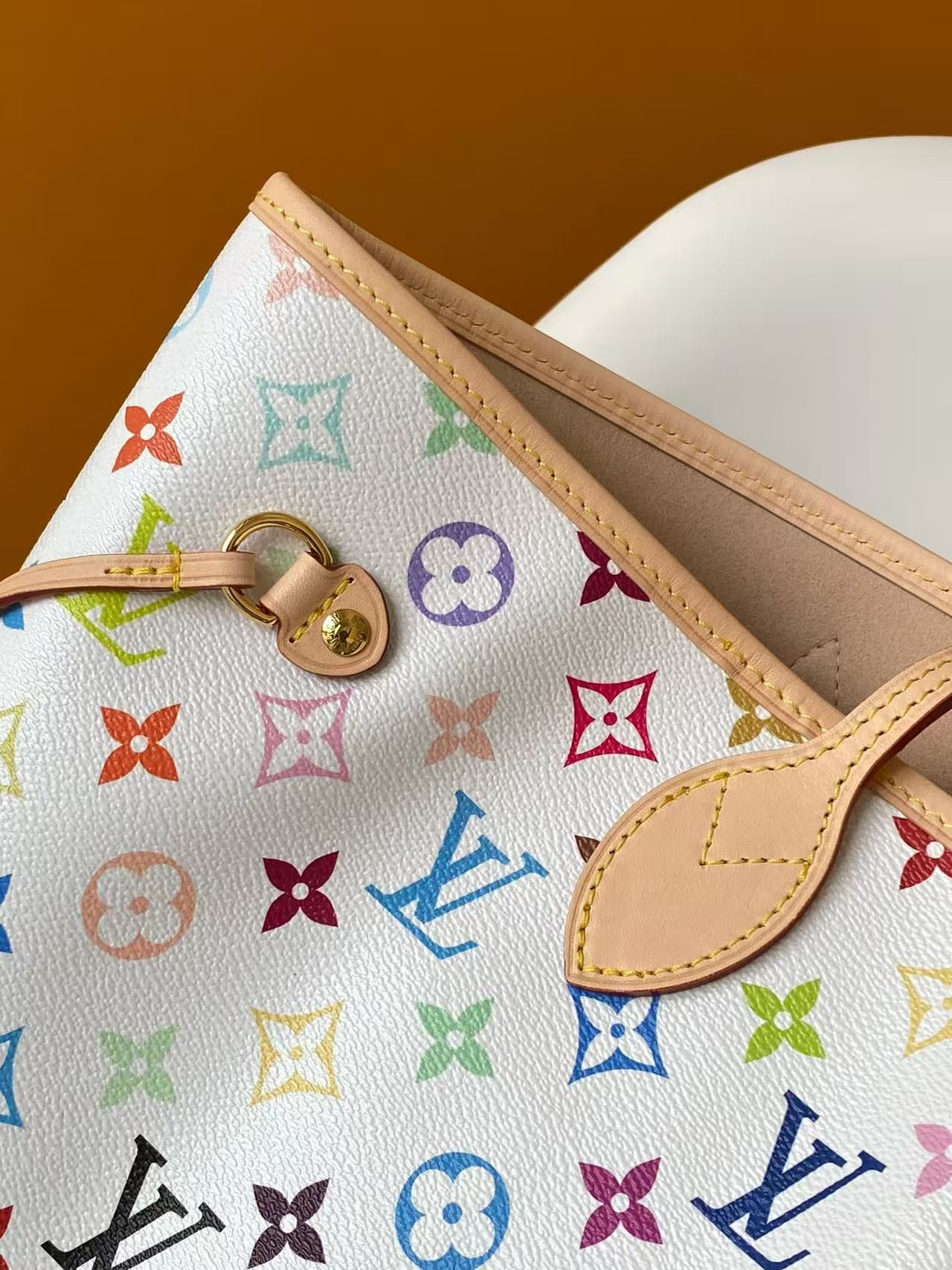 LV x TM NEVERFULL Medium Handbag M27787 31x28x14cm Without Box - Image 7
