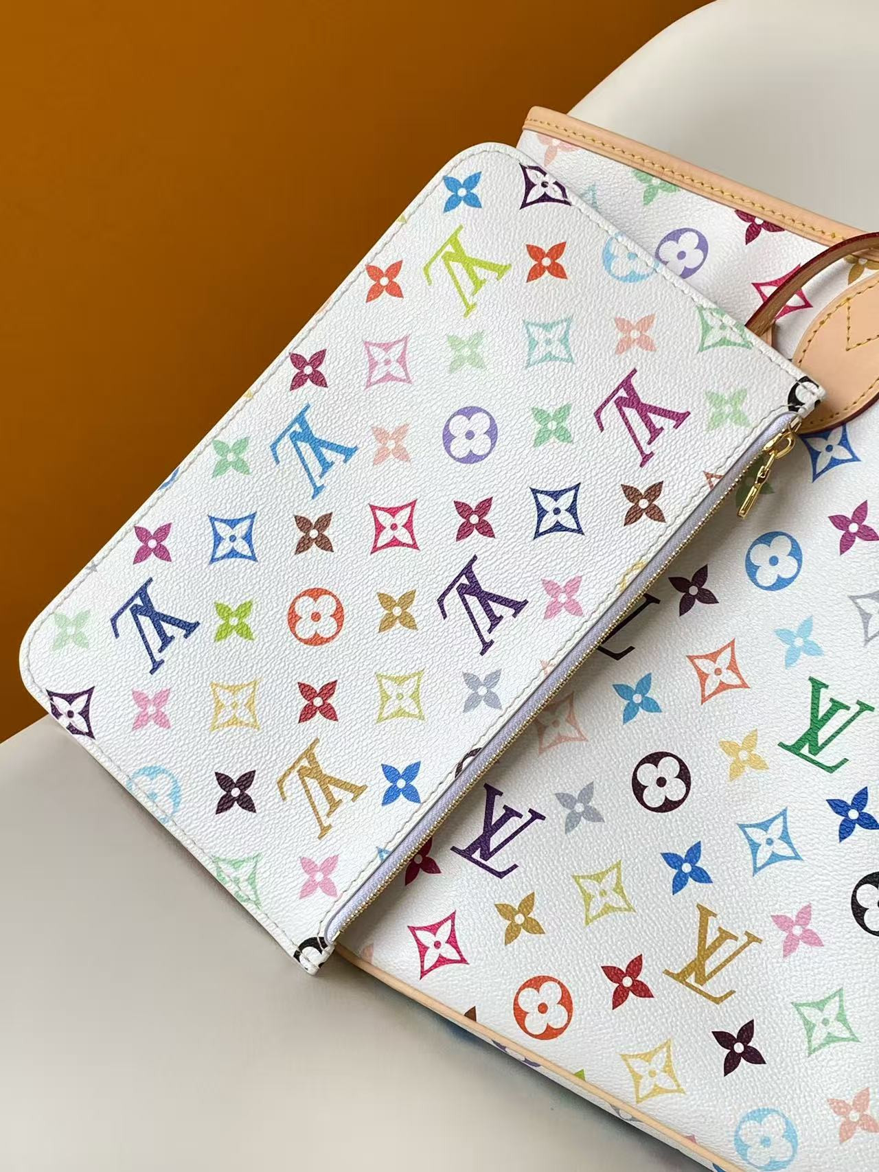 LV x TM NEVERFULL Medium Handbag M27787 31x28x14cm Without Box - Image 8
